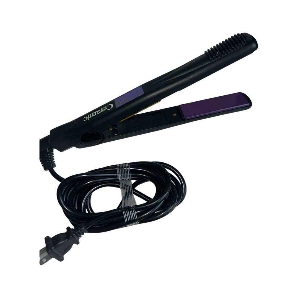 Hot Tools Pro Ceramic Tourmaline Flat Iron Hair Straightener 1in